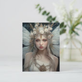 Belle carte postale Imaginaire Fairy Fairy Blanc (Debout devant)
