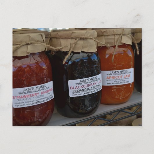 Belle carte postale Jam Jars (Devant)