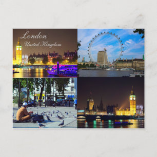 Belle carte postale Londres, UK