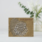 Belle carte postale Love Estonie ! (Debout devant)