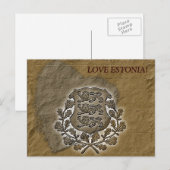Belle carte postale Love Estonie ! (Devant / Derrière)