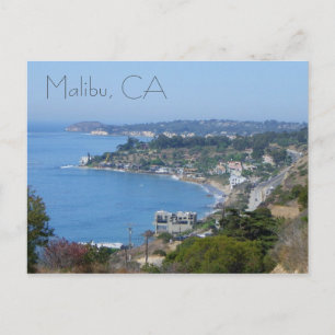 Belle Carte Postale Malibu Coast !