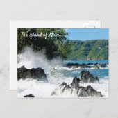 Belle carte postale Maui Coastline (Devant / Derrière)