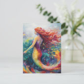 Belle carte postale Mermaid (Debout devant)