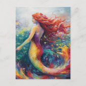 Belle carte postale Mermaid (Devant)