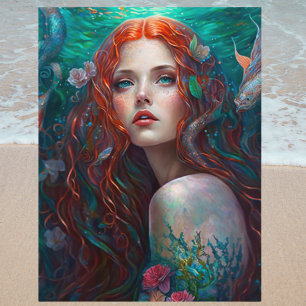 Belle carte postale Mermaid