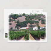 Belle carte postale Napa Valley ! (Devant / Derrière)