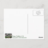 Belle carte postale Napa Valley ! (Dos)