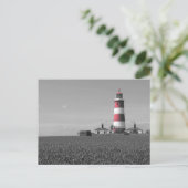 Belle carte postale Norfolk rouge & blanc phare (Debout devant)