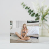 Belle carte postale photo Blonde (Debout devant)