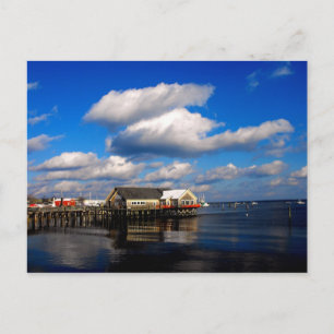 Belle carte postale pittoresque Maine Harbour