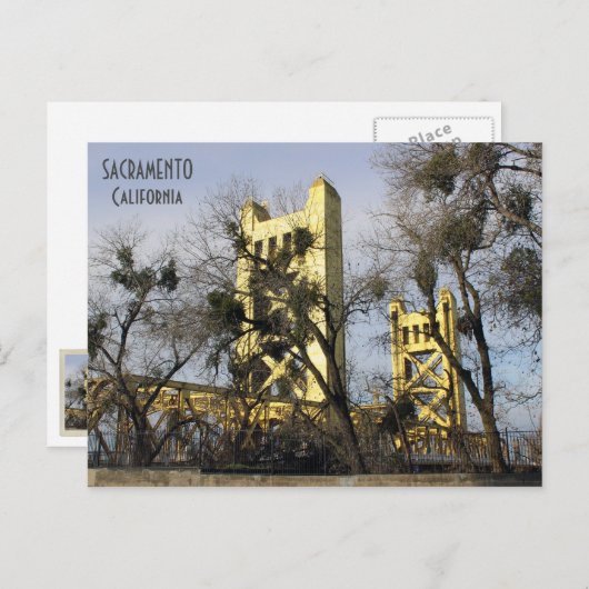 Belle Carte Postale Sacramento ! (Devant / Derrière)