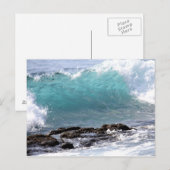 BELLE CARTE POSTALE TROPICAL WAVE (Devant / Derrière)