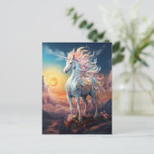 Belle carte postale Unicorn (Debout devant)