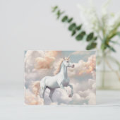 Belle carte postale Unicorn (Debout devant)