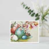 Belle carte postale Vintage de Pâques (Debout devant)