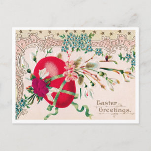 Belle carte postale Vintage de Pâques