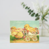 Belle carte postale Vintage de Pâques (Debout devant)