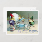 Belle carte postale Vintage de Pâques (Devant / Derrière)