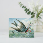 Belle carte postale Vintage de Pâques (Debout devant)