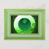 Belle Carte pour notes verte (Devant)