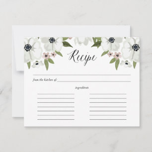 Belle Carte Recette Anemones