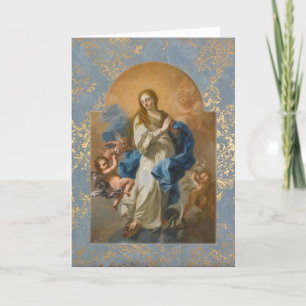 Belle carte religieuse de Noël