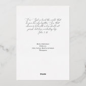 Belle carte religieuse Gold Foil (Verso)