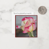 Belle carte Rose (Devant/Arrière en situation)