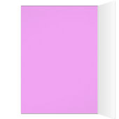 Belle carte Rose rose-choc (Intérieur (Gauche))