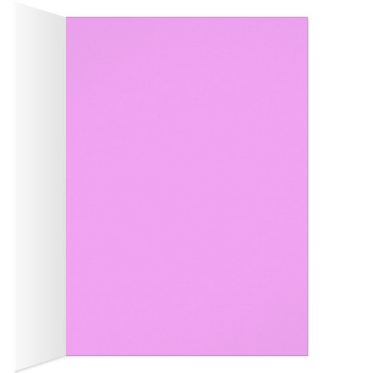 Belle carte Rose rose-choc (Intérieur (Droit))