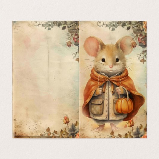 Belle carte souris (Outside Unfolded)