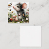 Belle carte souris (Devant / Derrière)