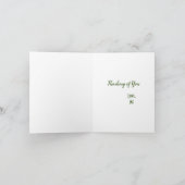 Belle Cartes à notes pliées Peony rose (Intérieur)