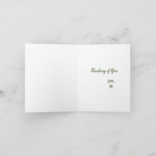 Belle Cartes à notes pliées Peony rose (Intérieur)