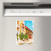 Belle Carthagène Colombie Caribe Magnet (In Situ (Lave-vaisselle))
