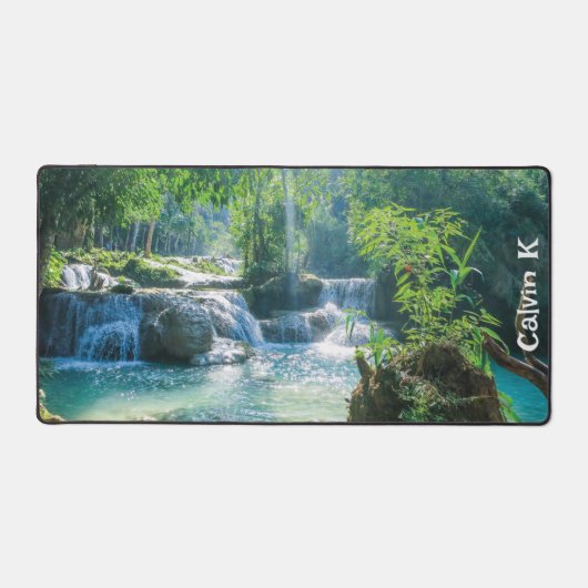 Belle Cascade naturelle de petite forêt (devant) (Recto)