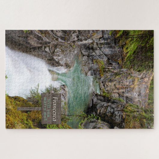 Belle cascade Proposition de mariage Puzzle (Horizontal)