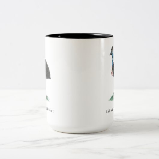 Belle Cassowary Mug à deux tons (Centre)