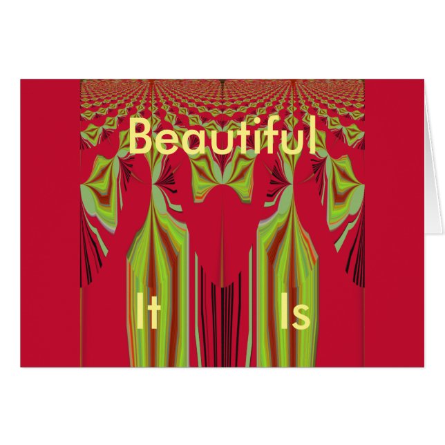 Belle C'est Nice et beau Texte (Devant horizontal)