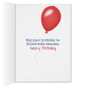 Belle chatte d'anniversaire fille avec Basket (Intérieur (Droit))