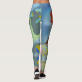 Belle Chic Sirène Full Art Imprimer Leggings (Dos)