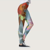 Belle Chic Sirène Full Art Imprimer Leggings (Droite)