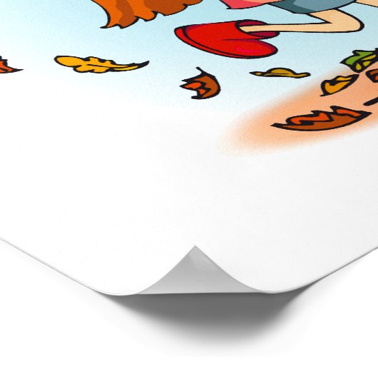 Belle chute blanche fille déco d'enfants art (Coin)