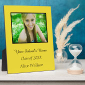 Belle classe de photo de graduation de 20XX Plaque (Côté)