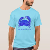 Belle clé Ouest Floride Crabe T-shirt (Devant)