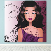 Belle coiffeuse fille 2 toile enrobée (Insitu (Plancher de Bois))