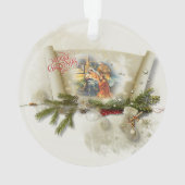 Belle collage de nativité vacances personnalisées (dos)