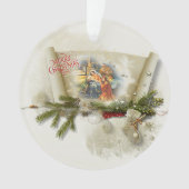 Belle collage de nativité vacances personnalisées (devant)