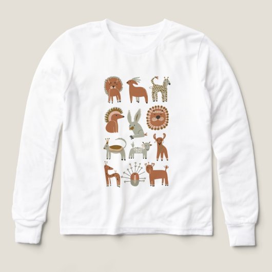 Belle collection d'animaux sauvages (Motif recto)